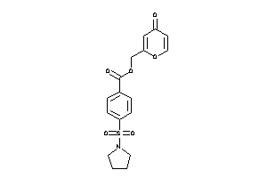 4-pyrrolidinosulfonylbenzoic Acid (4-ketopyran-2-yl)methyl Ester