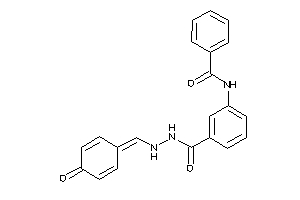Image of N-[3-[[(4-ketocyclohexa-2,5-dien-1-ylidene)methylamino]carbamoyl]phenyl]benzamide