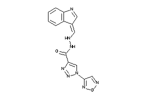 Image of 1-furazan-3-yl-N'-(indol-3-ylidenemethyl)triazole-4-carbohydrazide