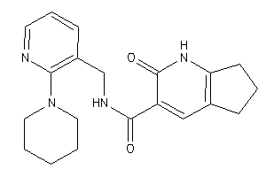 Image of 2-keto-N-[(2-piperidino-3-pyridyl)methyl]-1,5,6,7-tetrahydro-1-pyrindine-3-carboxamide