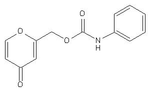 Image of N-phenylcarbamic Acid (4-ketopyran-2-yl)methyl Ester