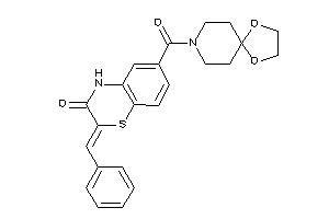 2-benzal-6-(1,4-dioxa-8-azaspiro[4.5]decane-8-carbonyl)-4H-1,4-benzothiazin-3-one