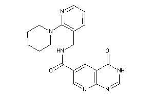 4-keto-N-[(2-piperidino-3-pyridyl)methyl]-3H-pyrido[2,3-d]pyrimidine-6-carboxamide
