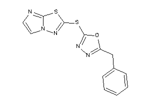 2-benzyl-5-(imidazo[2,1-b][1,3,4]thiadiazol-2-ylthio)-1,3,4-oxadiazole