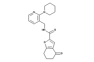 4-keto-N-[(2-piperidino-3-pyridyl)methyl]-6,7-dihydro-5H-benzofuran-2-carboxamide