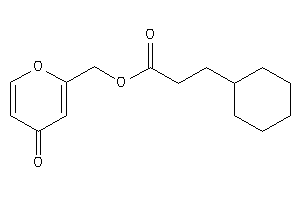 3-cyclohexylpropionic Acid (4-ketopyran-2-yl)methyl Ester