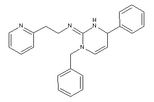 (3-benzyl-6-phenyl-1,6-dihydropyrimidin-2-ylidene)-[2-(2-pyridyl)ethyl]amine