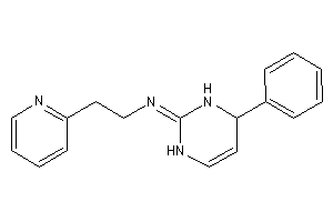 (4-phenyl-3,4-dihydro-1H-pyrimidin-2-ylidene)-[2-(2-pyridyl)ethyl]amine