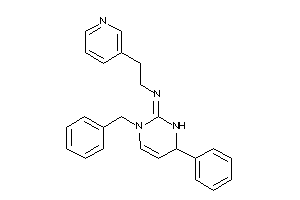 (3-benzyl-6-phenyl-1,6-dihydropyrimidin-2-ylidene)-[2-(3-pyridyl)ethyl]amine