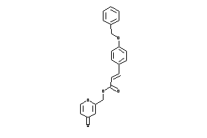 3-(4-benzoxyphenyl)acrylic Acid (4-ketopyran-2-yl)methyl Ester