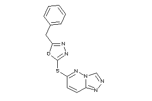 2-benzyl-5-([1,2,4]triazolo[3,4-f]pyridazin-6-ylthio)-1,3,4-oxadiazole