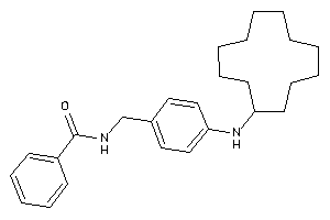 N-[4-(cyclododecylamino)benzyl]benzamide