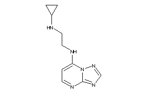 Cyclopropyl-[2-([1,2,4]triazolo[1,5-a]pyrimidin-7-ylamino)ethyl]amine