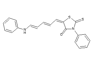 5-(5-anilinopenta-2,4-dienylidene)-3-phenyl-2-thioxo-thiazolidin-4-one