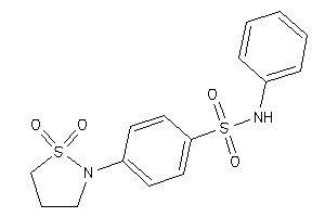 4-(1,1-diketo-1,2-thiazolidin-2-yl)-N-phenyl-benzenesulfonamide