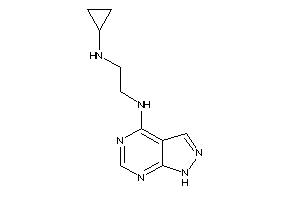 Cyclopropyl-[2-(1H-pyrazolo[3,4-d]pyrimidin-4-ylamino)ethyl]amine