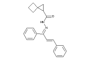Image of N-(1,3-diphenylprop-2-enylideneamino)spiro[2.3]hexane-2-carboxamide