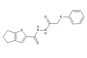 N'-[2-(phenylthio)acetyl]-5,6-dihydro-4H-cyclopenta[b]thiophene-2-carbohydrazide