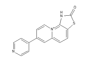 7-(4-pyridyl)-1H-thiazolo[5,4-c]quinolizin-10-ium-2-one