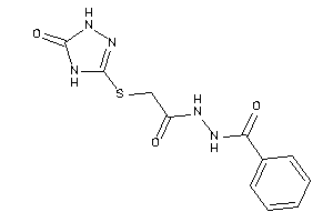 N'-[2-[(5-keto-1,4-dihydro-1,2,4-triazol-3-yl)thio]acetyl]benzohydrazide