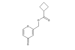Image of Cyclobutanecarboxylic Acid (4-ketopyran-2-yl)methyl Ester
