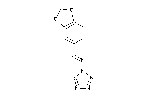 Piperonylidene(tetrazol-1-yl)amine