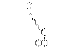 Image of 2-(1-naphthylamino)-N-(5-phenylpenta-2,4-dienylideneamino)acetamide