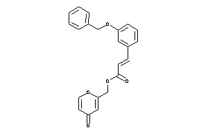 3-(3-benzoxyphenyl)acrylic Acid (4-ketopyran-2-yl)methyl Ester