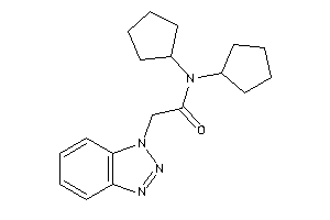 2-(benzotriazol-1-yl)-N,N-dicyclopentyl-acetamide