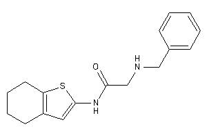 2-(benzylamino)-N-(4,5,6,7-tetrahydrobenzothiophen-2-yl)acetamide