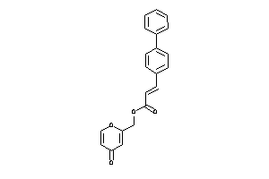 3-(4-phenylphenyl)acrylic Acid (4-ketopyran-2-yl)methyl Ester