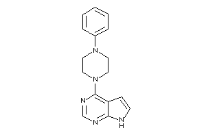 4-(4-phenylpiperazino)-7H-pyrrolo[2,3-d]pyrimidine