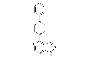 4-(4-phenylpiperazino)-1H-pyrazolo[3,4-d]pyrimidine