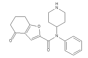 4-keto-N-phenyl-N-(4-piperidyl)-6,7-dihydro-5H-benzofuran-2-carboxamide