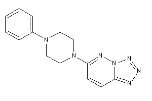 6-(4-phenylpiperazino)tetrazolo[5,1-f]pyridazine