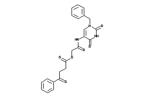 4-keto-4-phenyl-butyric Acid [2-[(1-benzyl-2,4-diketo-pyrimidin-5-yl)amino]-2-keto-ethyl] Ester