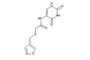 N-(2,4-diketo-1H-pyrimidin-5-yl)-2-(isoxazol-4-ylmethylthio)acetamide