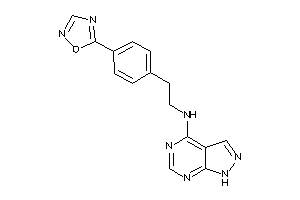 2-[4-(1,2,4-oxadiazol-5-yl)phenyl]ethyl-(1H-pyrazolo[3,4-d]pyrimidin-4-yl)amine