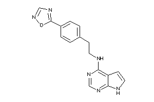 2-[4-(1,2,4-oxadiazol-5-yl)phenyl]ethyl-(7H-pyrrolo[2,3-d]pyrimidin-4-yl)amine