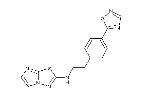 Imidazo[2,1-b][1,3,4]thiadiazol-2-yl-[2-[4-(1,2,4-oxadiazol-5-yl)phenyl]ethyl]amine