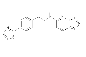 2-[4-(1,2,4-oxadiazol-5-yl)phenyl]ethyl-(tetrazolo[5,1-f]pyridazin-6-yl)amine