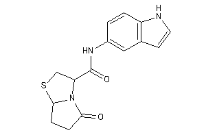 Image of N-(1H-indol-5-yl)-5-keto-3,6,7,7a-tetrahydro-2H-pyrrolo[2,1-b]thiazole-3-carboxamide