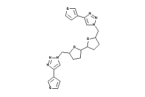 Image of 4-(3-thienyl)-1-[[5-[5-[[4-(3-thienyl)triazol-1-yl]methyl]tetrahydrofuran-2-yl]tetrahydrofuran-2-yl]methyl]triazole
