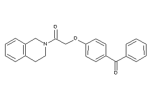 2-(4-benzoylphenoxy)-1-(3,4-dihydro-1H-isoquinolin-2-yl)ethanone