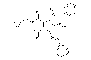 Cyclopropylmethyl-phenyl-styryl-BLAHdiquinone