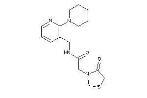 2-(4-ketothiazolidin-3-yl)-N-[(2-piperidino-3-pyridyl)methyl]acetamide