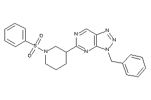3-benzyl-5-(1-besyl-3-piperidyl)triazolo[4,5-d]pyrimidine