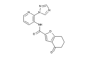 4-keto-N-[2-(1,2,4-triazol-1-yl)-3-pyridyl]-6,7-dihydro-5H-benzofuran-2-carboxamide