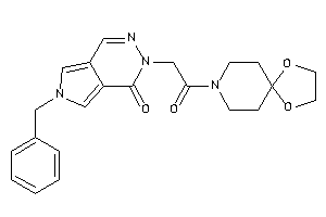 6-benzyl-2-[2-(1,4-dioxa-8-azaspiro[4.5]decan-8-yl)-2-keto-ethyl]pyrrolo[3,4-d]pyridazin-1-one