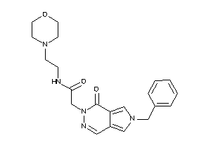 2-(6-benzyl-1-keto-pyrrolo[3,4-d]pyridazin-2-yl)-N-(2-morpholinoethyl)acetamide